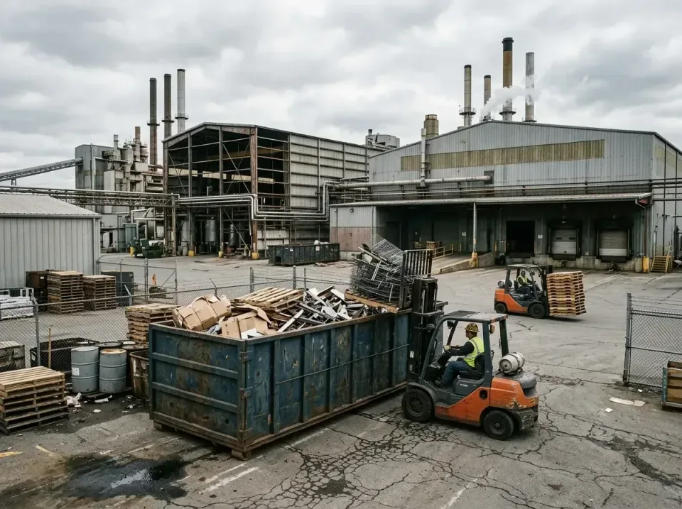industrial-factory-scrap-conta-003 — frequently asked questions, Cheap Roll-off Dumpster Rentals in St. Ignace, MI
